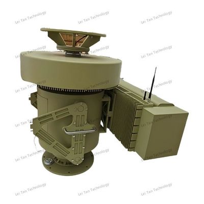 Kompak hingga 5000m Sistem radar keamanan pelacakan untuk deteksi target bergerak yang akurat